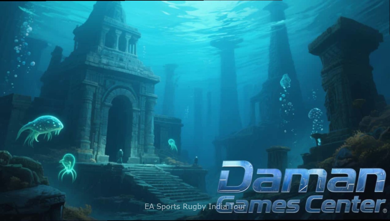 EA Sports Rugby India Tour - Indian Stadium EA Sports Rugby India Tour gameplay screenshot showing Indian rugby stadium with EA Sports Rugby India Tour watermark